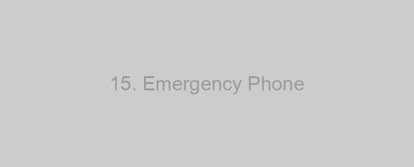 15. Emergency Phone